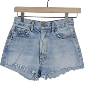 GRLFRND Denim Size 25 Dovima Denim Cut Off Shorts Button Fly Car Wash
